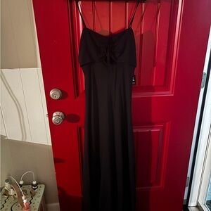 Express Black Spaghetti Strap Sundress Cocktail